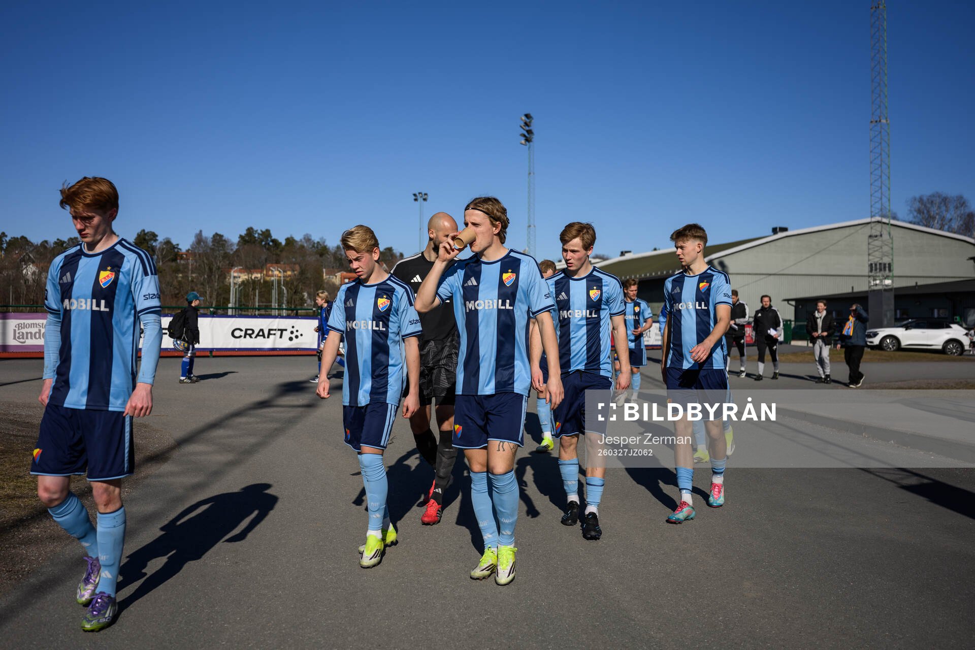 Djurgårdens Carl Selfvén och Jeppe Okkels
