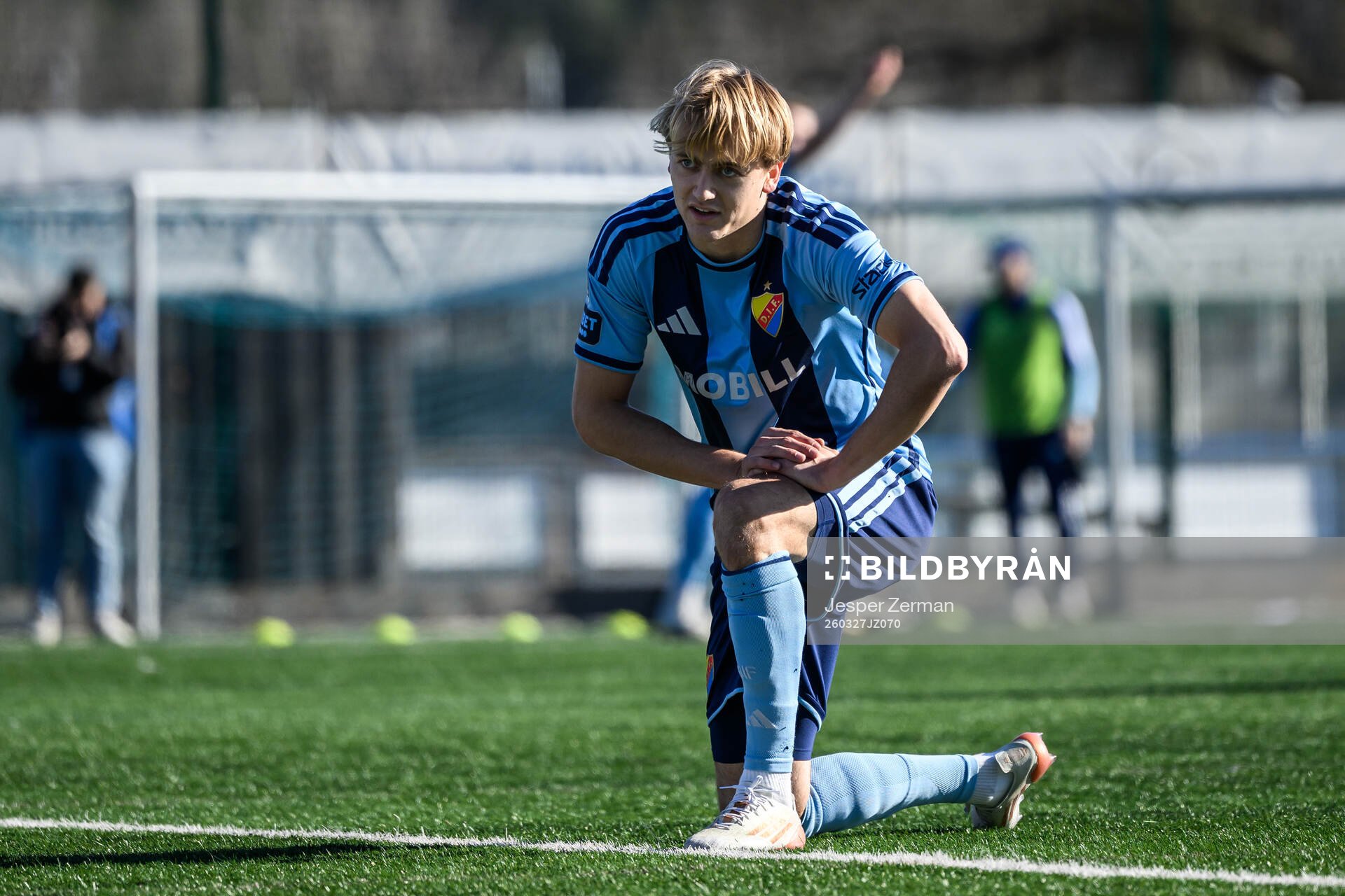Djurgårdens Oskar Fallenius deppar
