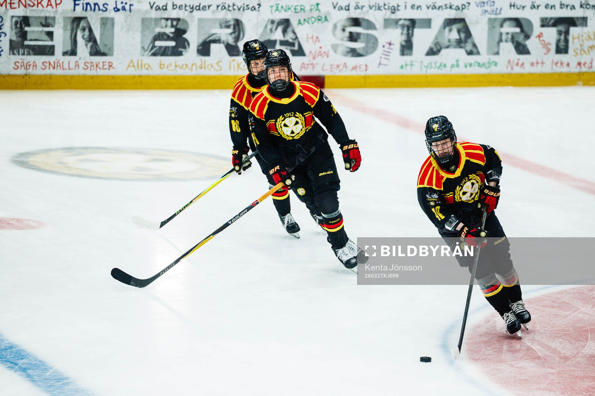 Brynäs Ebba Hesselvall, Jenny Antonsson och Noora Tulus