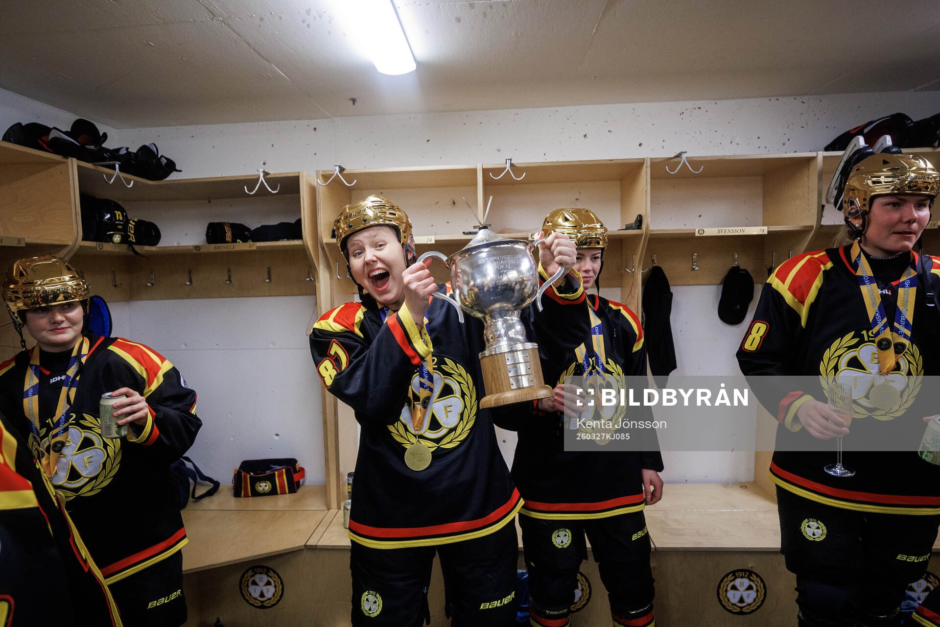 Brynäs Anna Brenkle  jublar