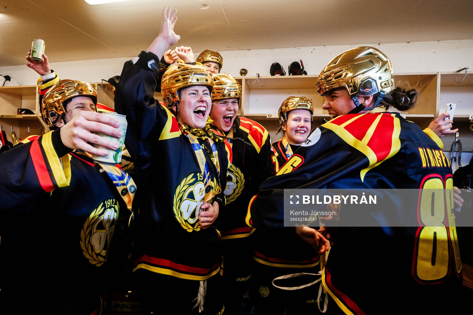 Brynäs Noora Tulus jublar