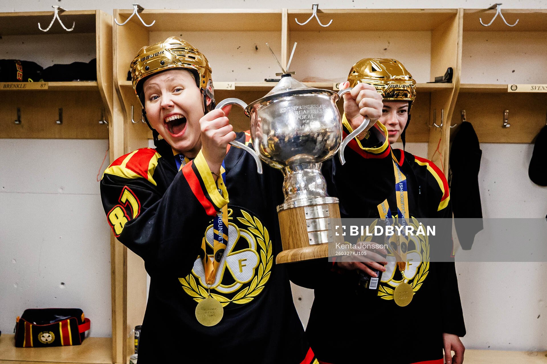 Brynäs Anna Brenkle jublar