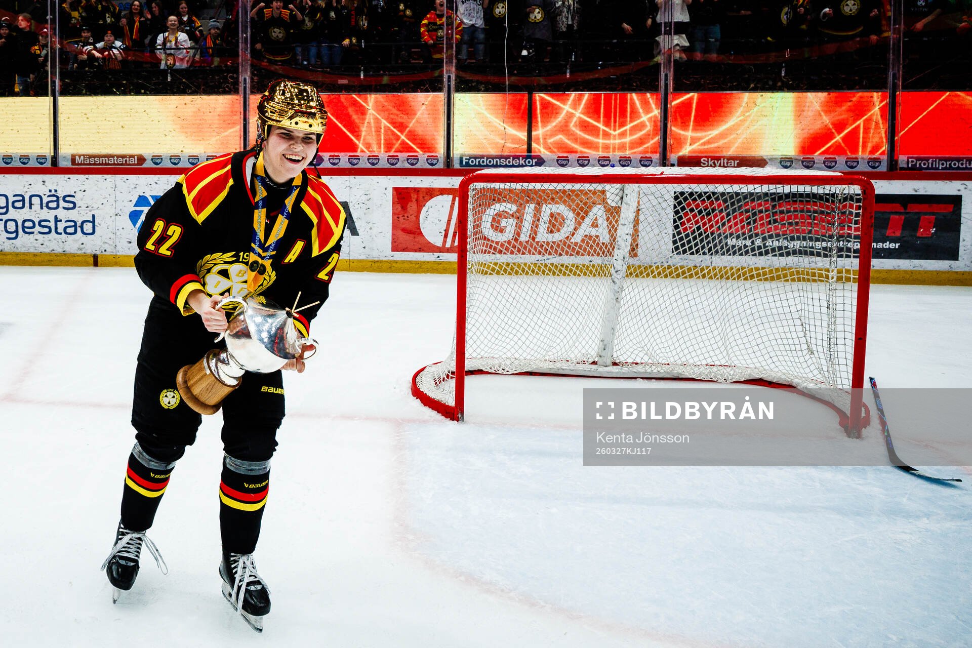 Brynäs Hanna Thuvik jublar