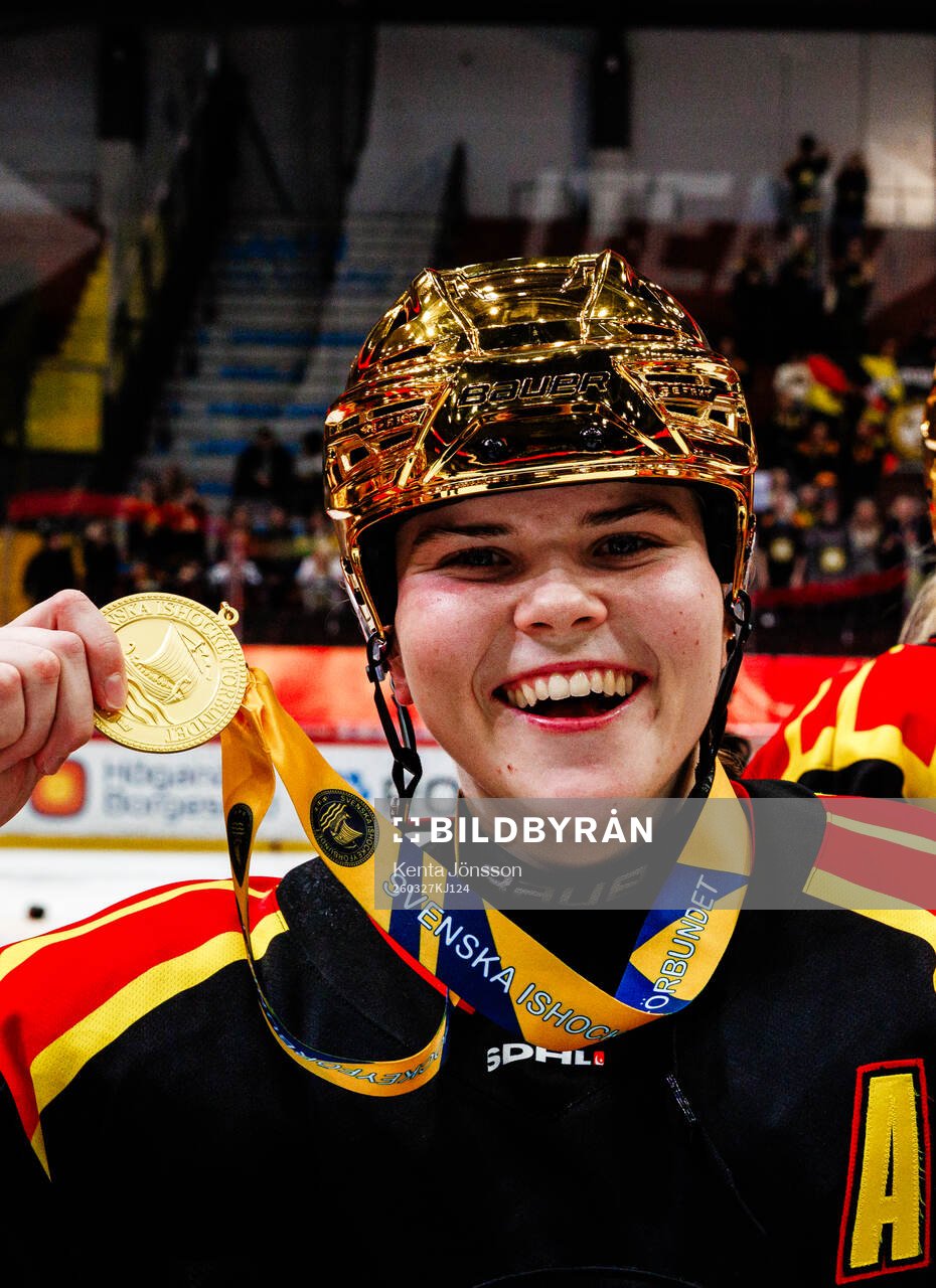 Brynäs Hanna Thuvik jublar