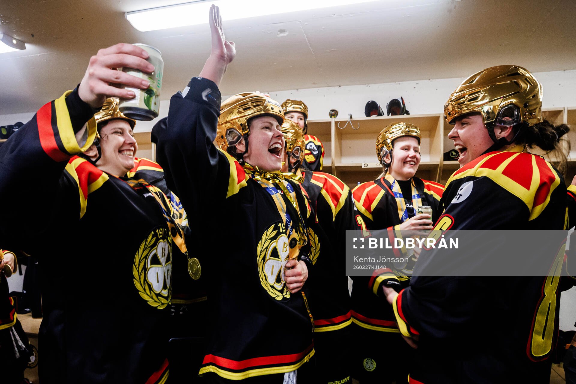 Brynäs Maude Poulin-Labelle, Noora Tulus och Emma Bergesen