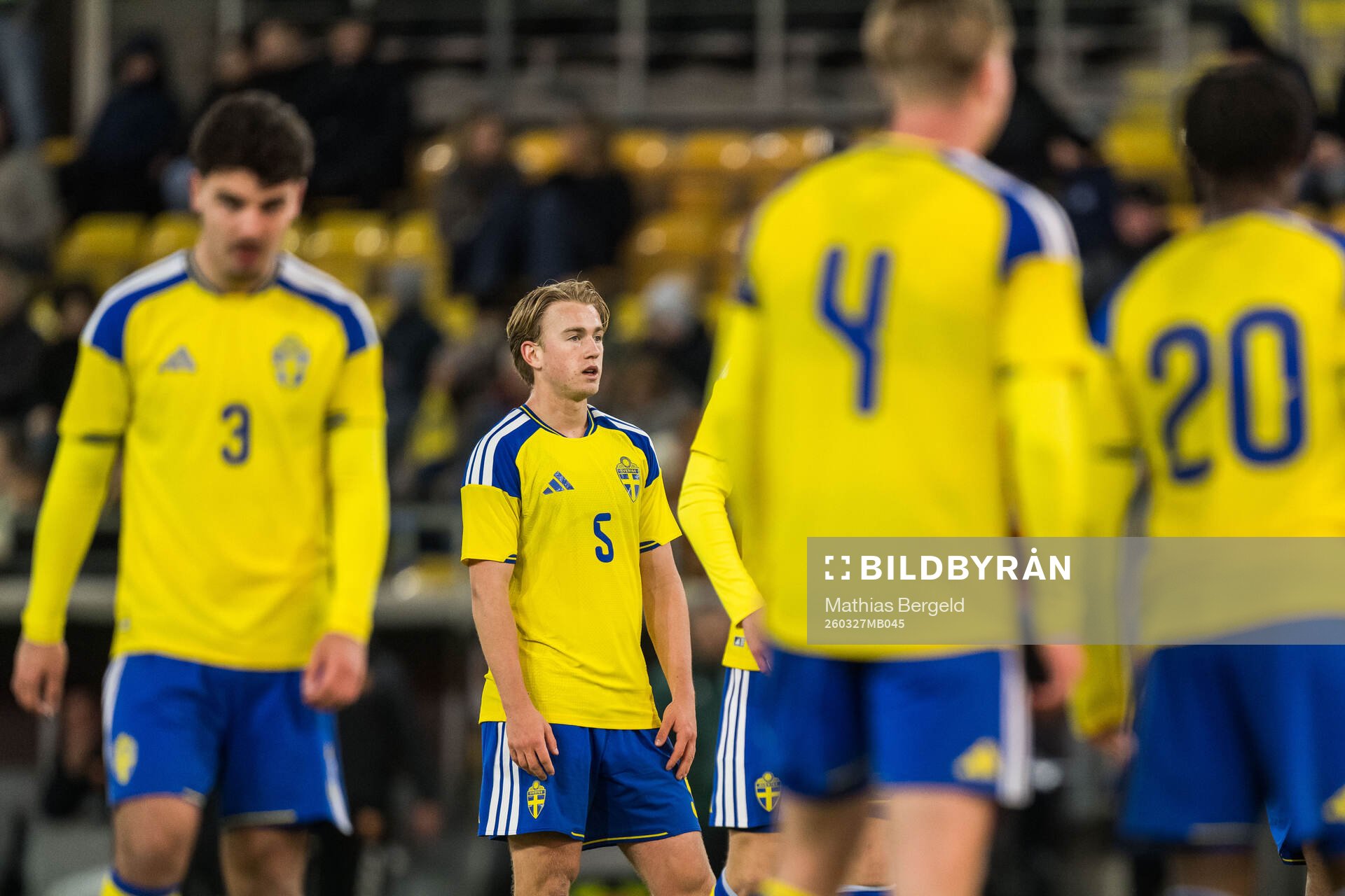 Noah Tolf of Sweden looks dejected