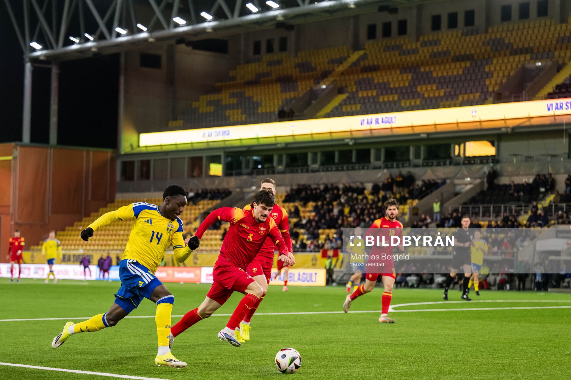 Genesis Antwi of Sweden and Lazar Maras of Montenegro
