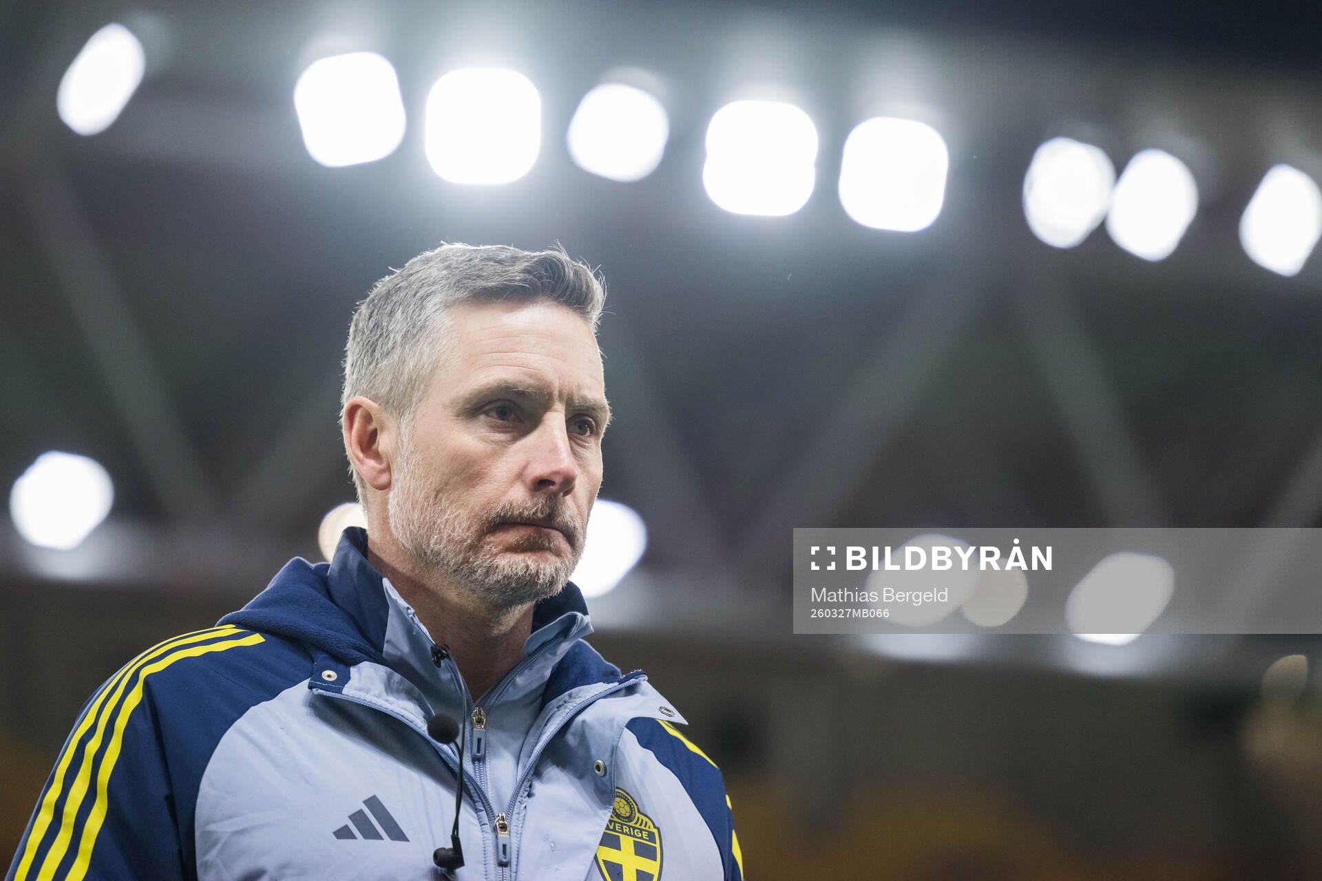 Assistant coach Axel Kjäll of Sweden
