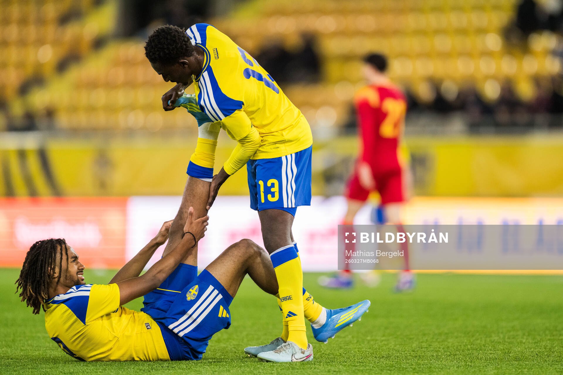 Jonah Kusi-Asare and Peter Amoran of Sweden