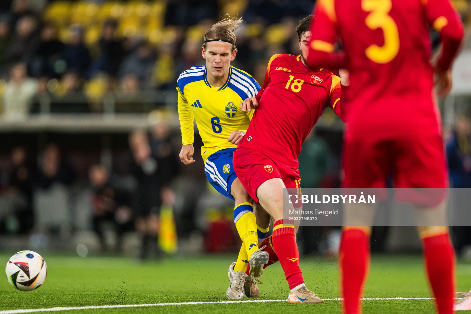 Markus Karlsson of Sweden and Danilo Vukanic of Montenegro