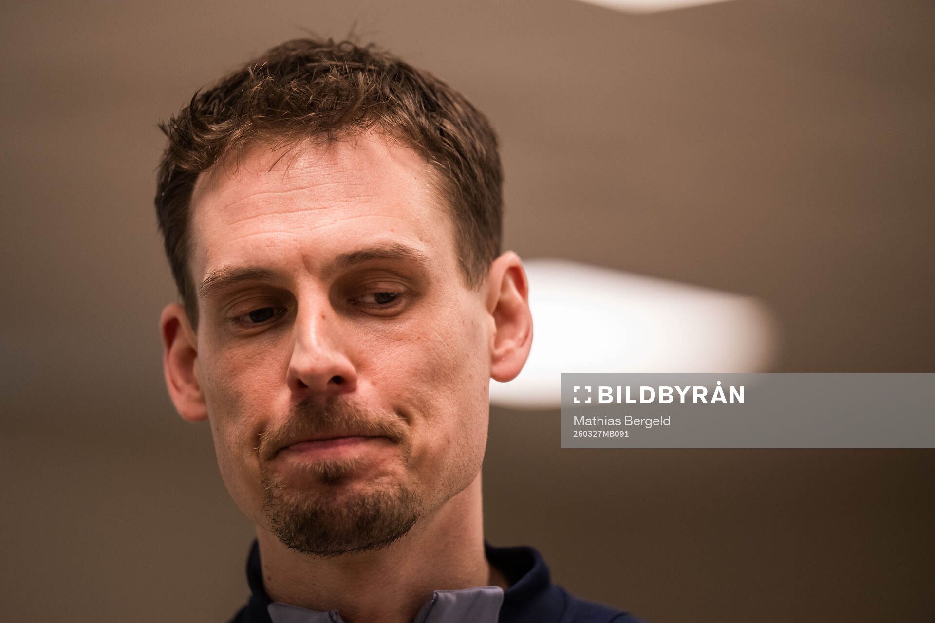 Head coach Daniel Bäckström of Sweden is being