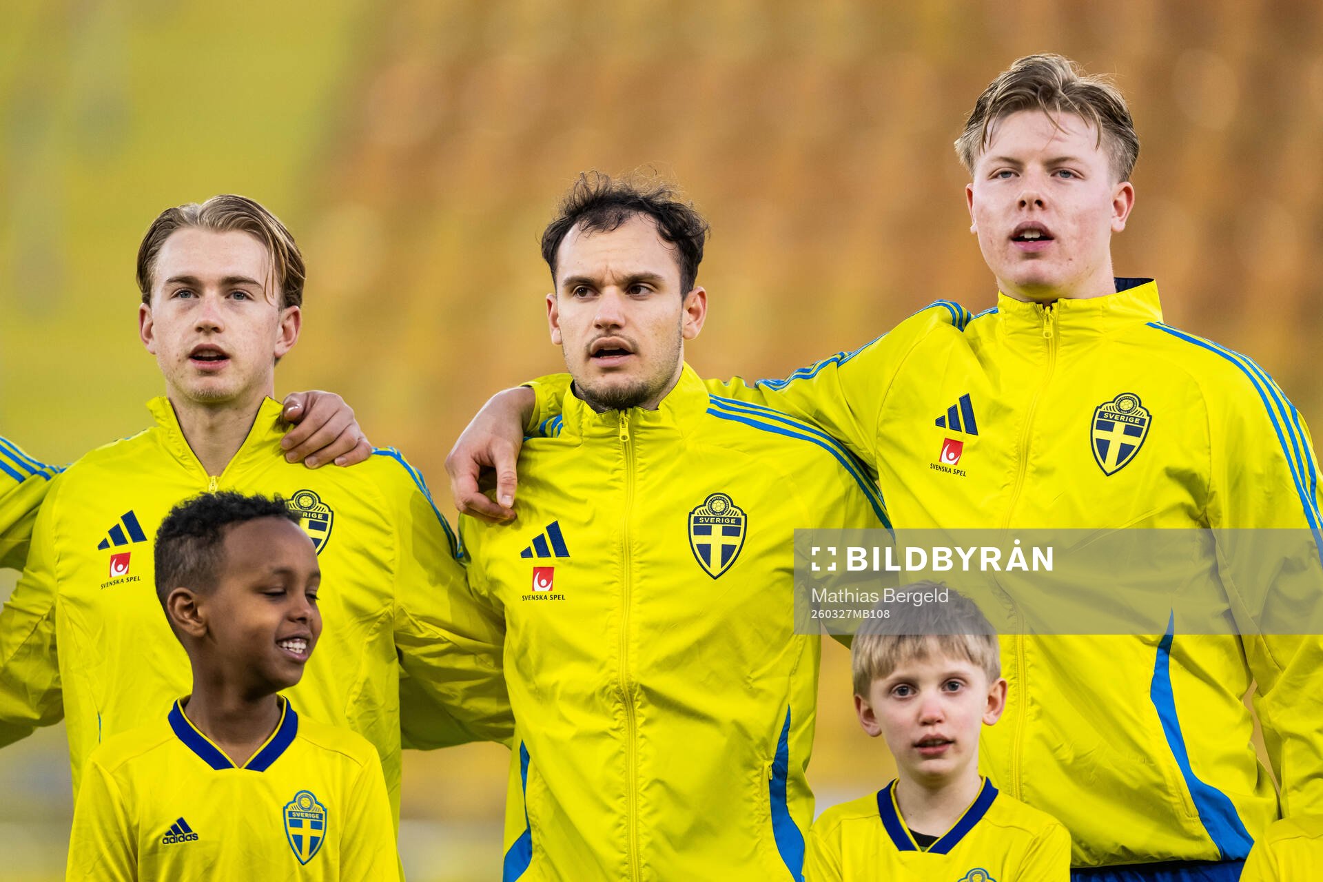 Noah Tolf, goalkeeper Elis Bishesari and Nils Zätterström
