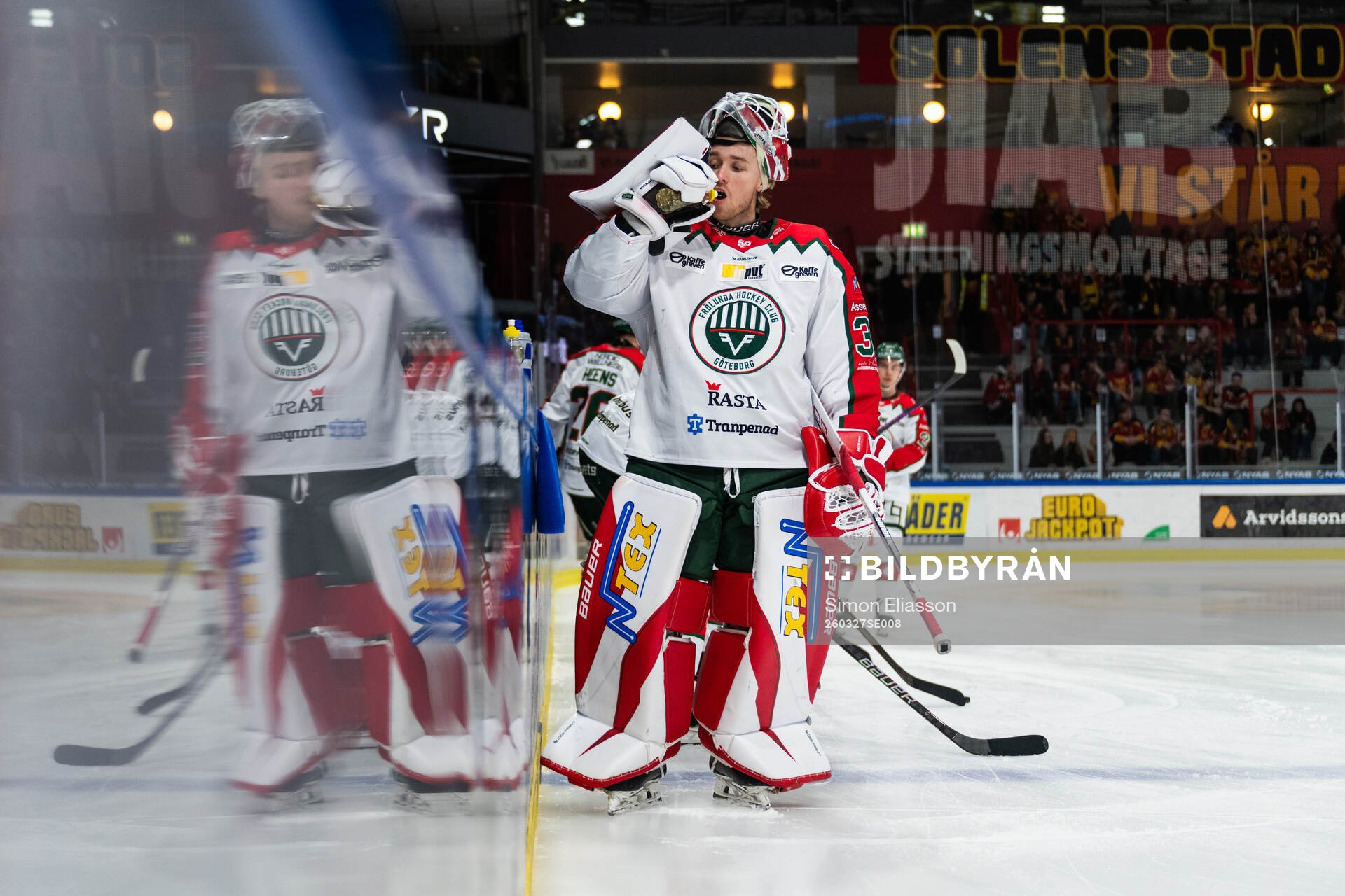 Frölundas målvakt Tobias Normann