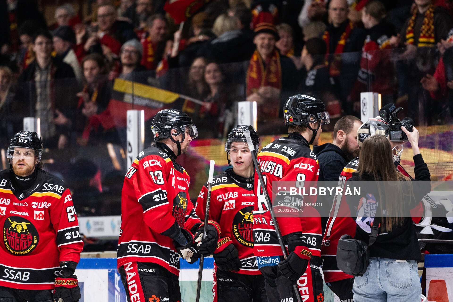 Luleås Isac Hedqvist jublar