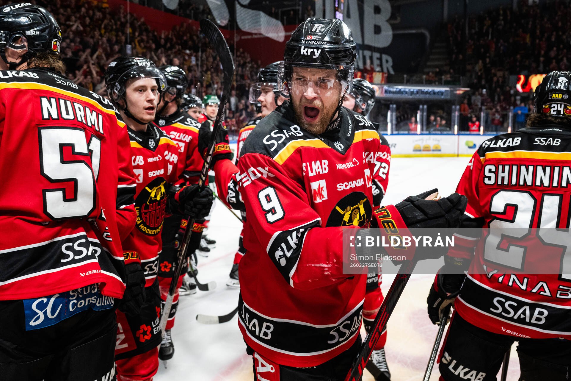 Luleås Heikki Liedes jublar