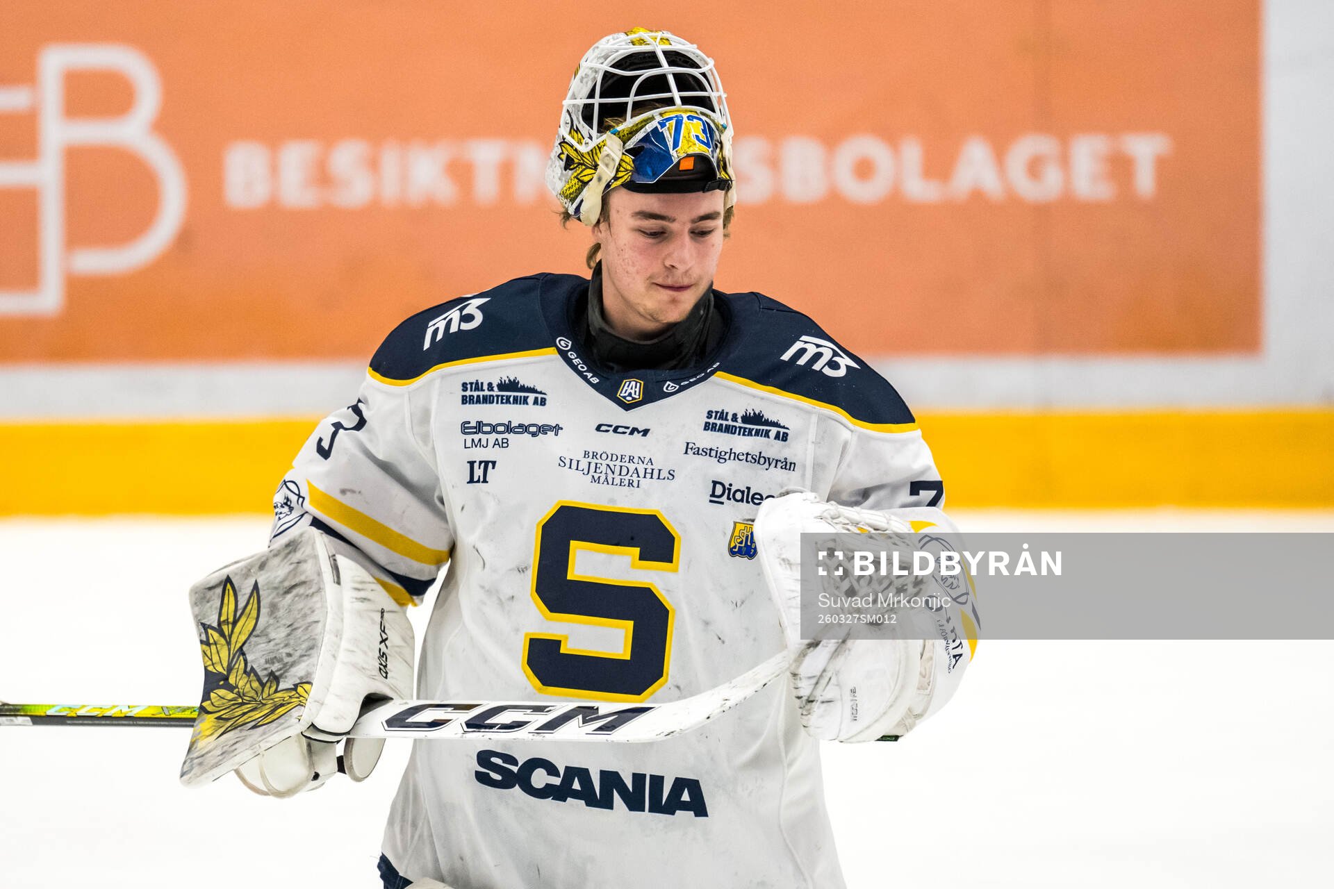 Södertäljes målvakt Love Härenstam