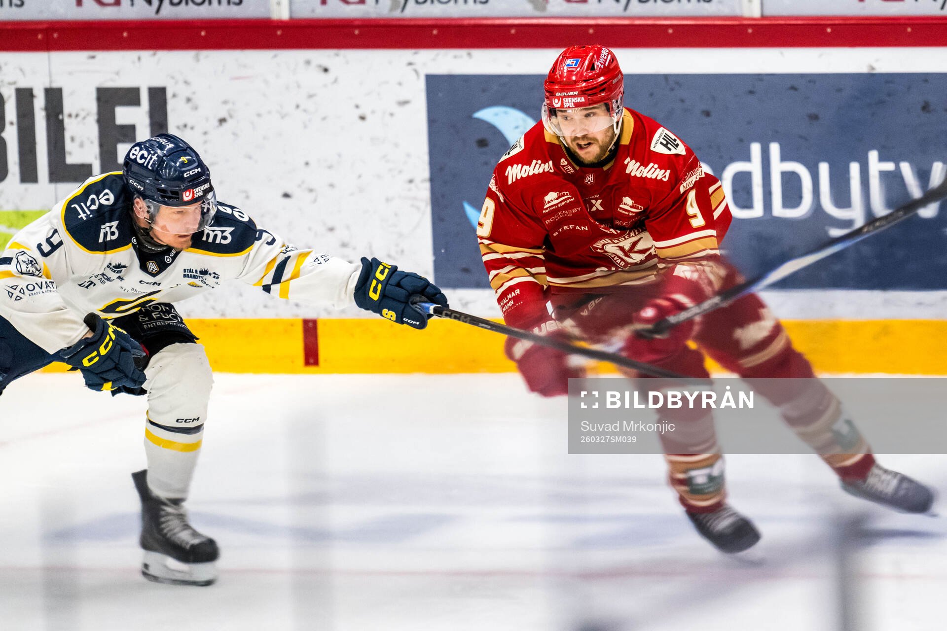 Södertäljes Patrik Zackrisson och Kalmars Wilhelm Westlund
