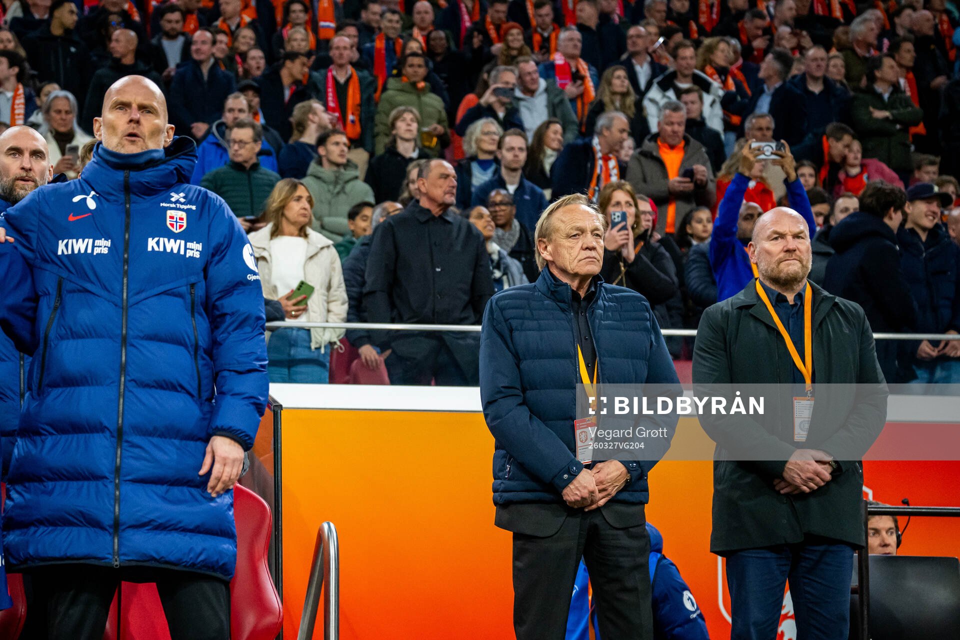 Geir Ellefsen and Cato Jakobsen, head of security of Norway