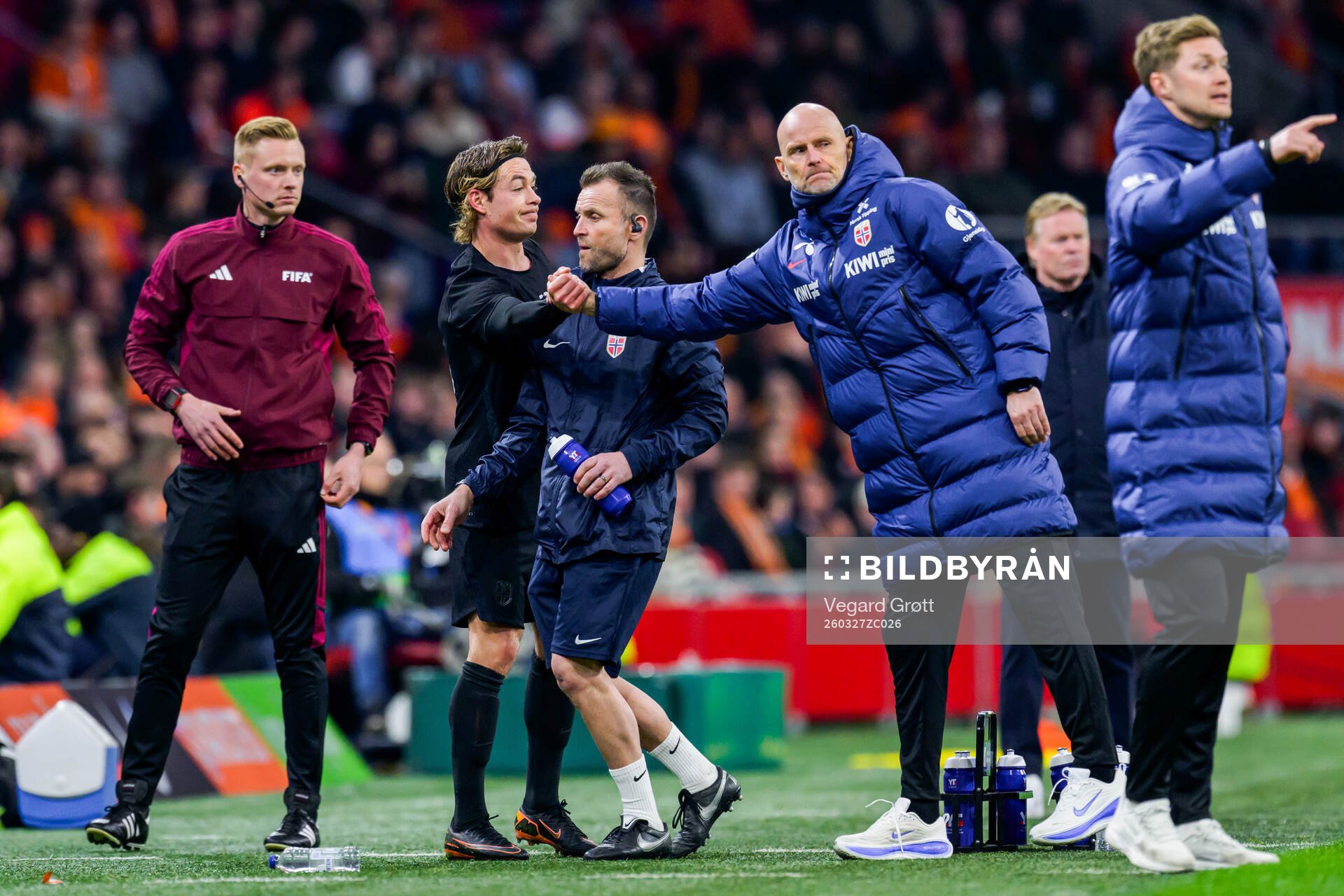 Patrick Berg, manual therapist Thomas Ødegaard and head