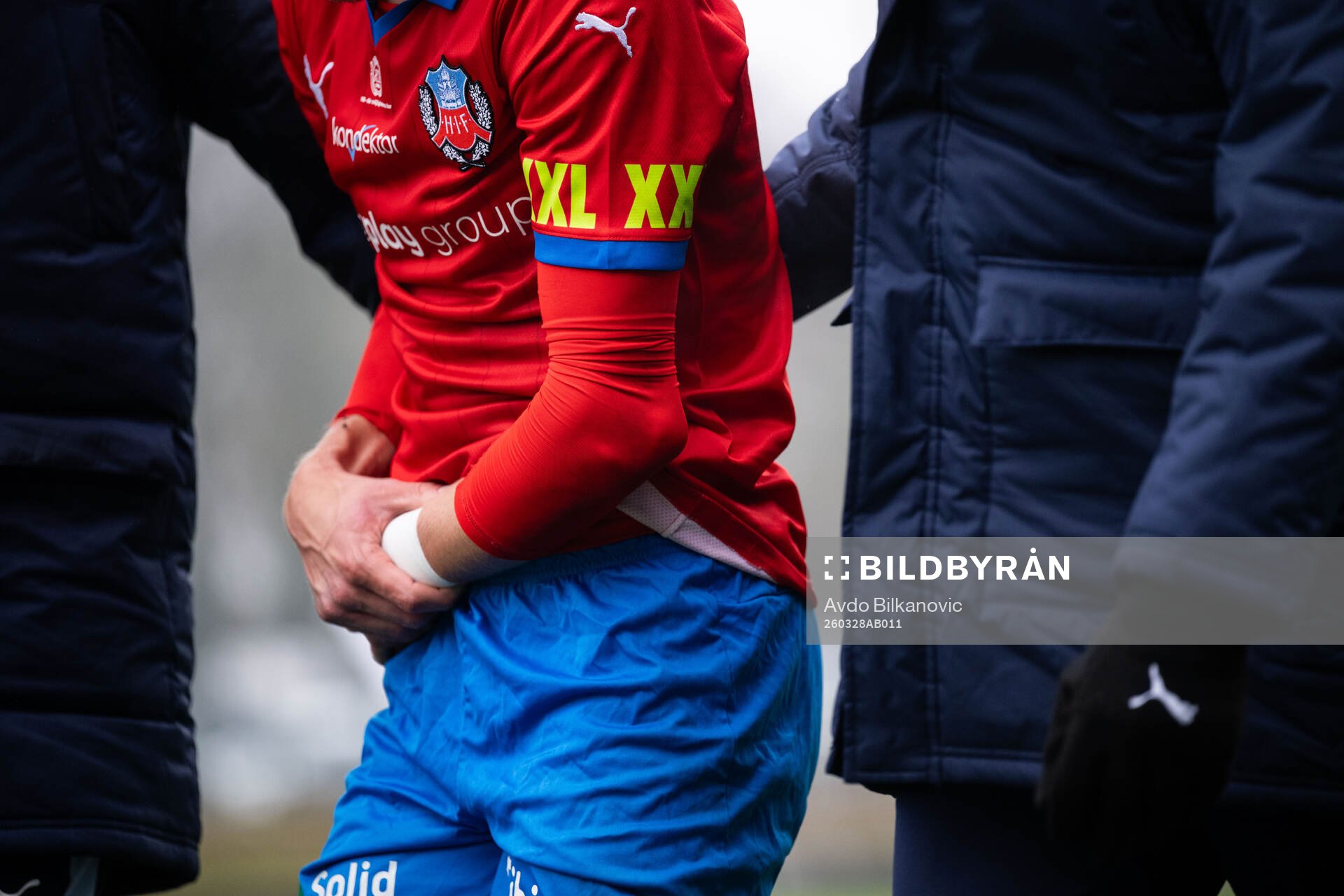 Helsingborgs Leo Hedenberg har ont