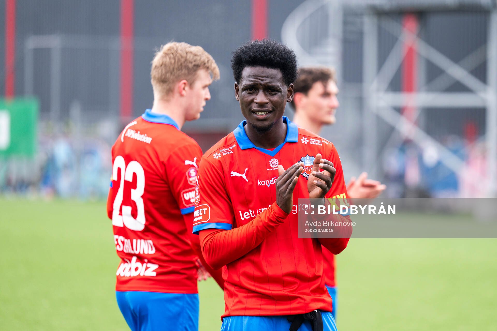 Helsingborgs Daouda Amadou tackar publiken