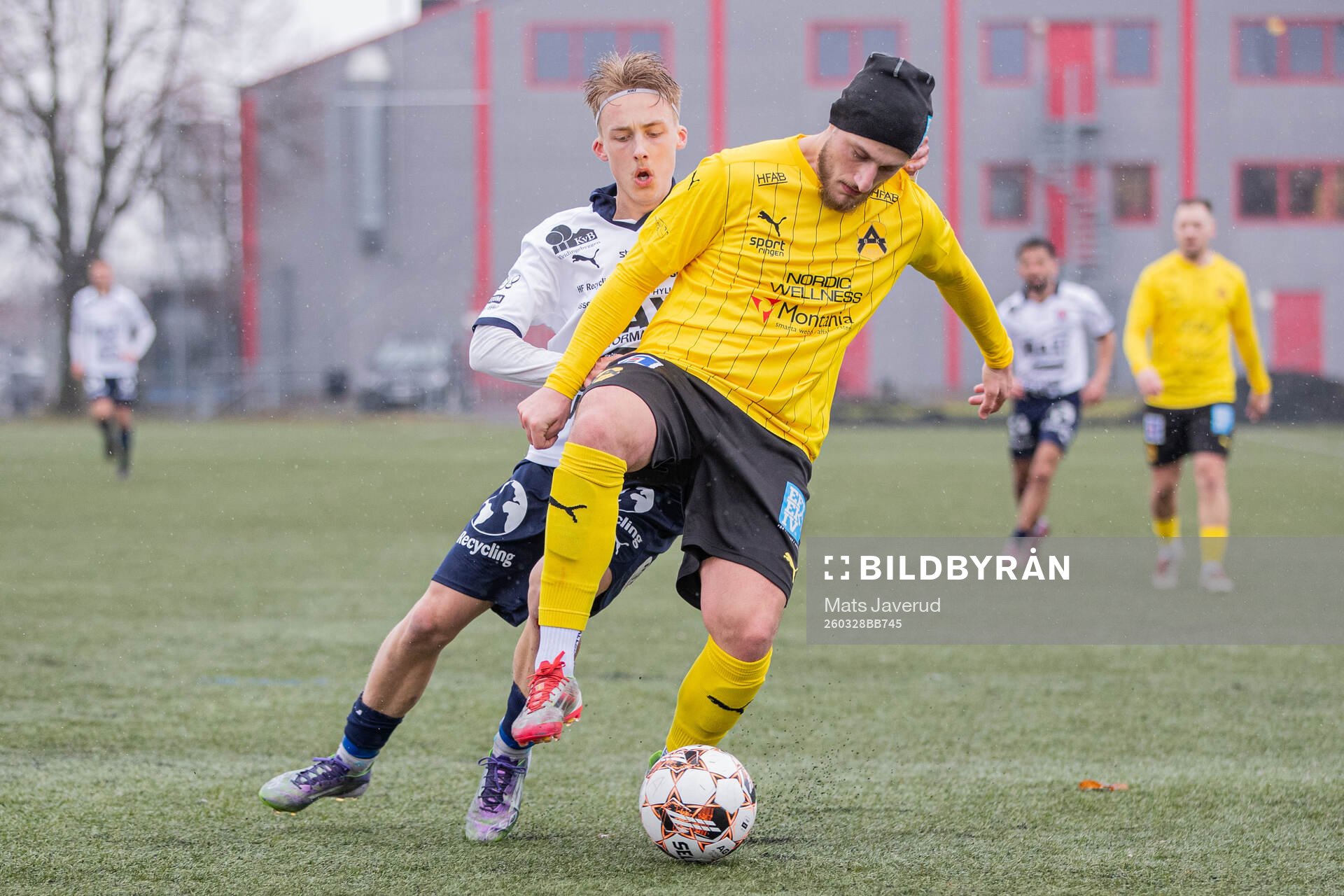 Åstorps FFs Filip Migawa och BK Astrios Zemri Callaku