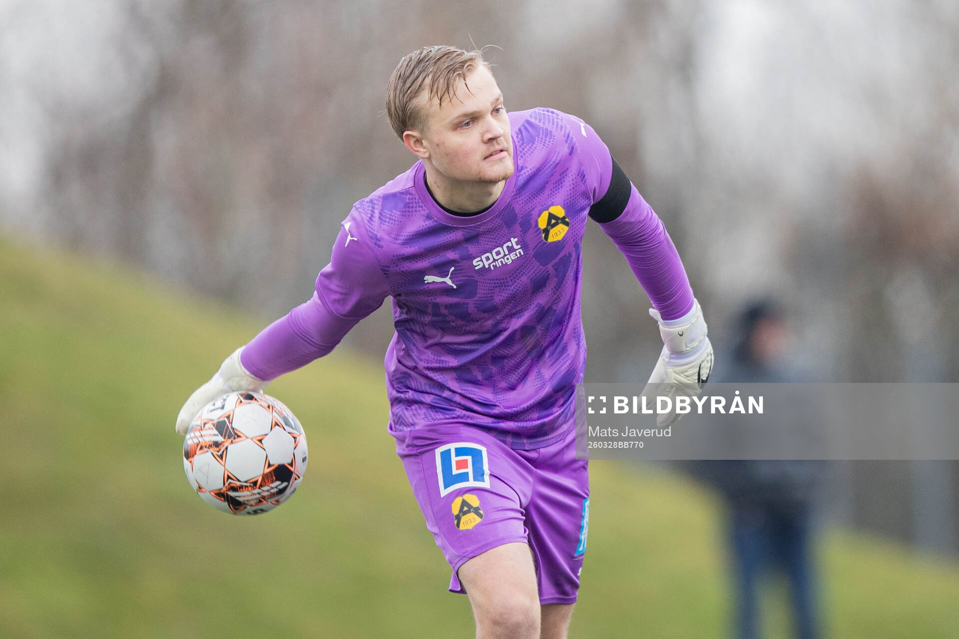 BK Astrios målvakt Zackarias Nilsson