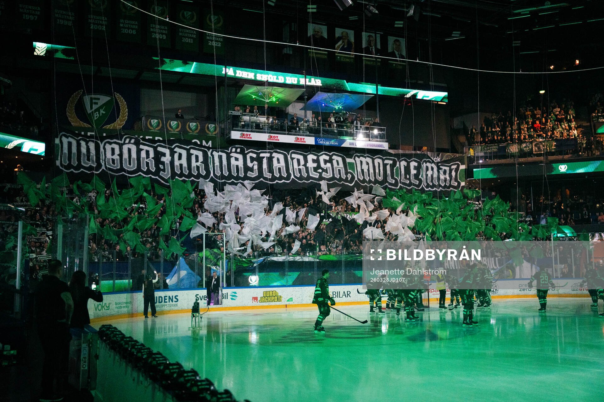 Färjestads tifo