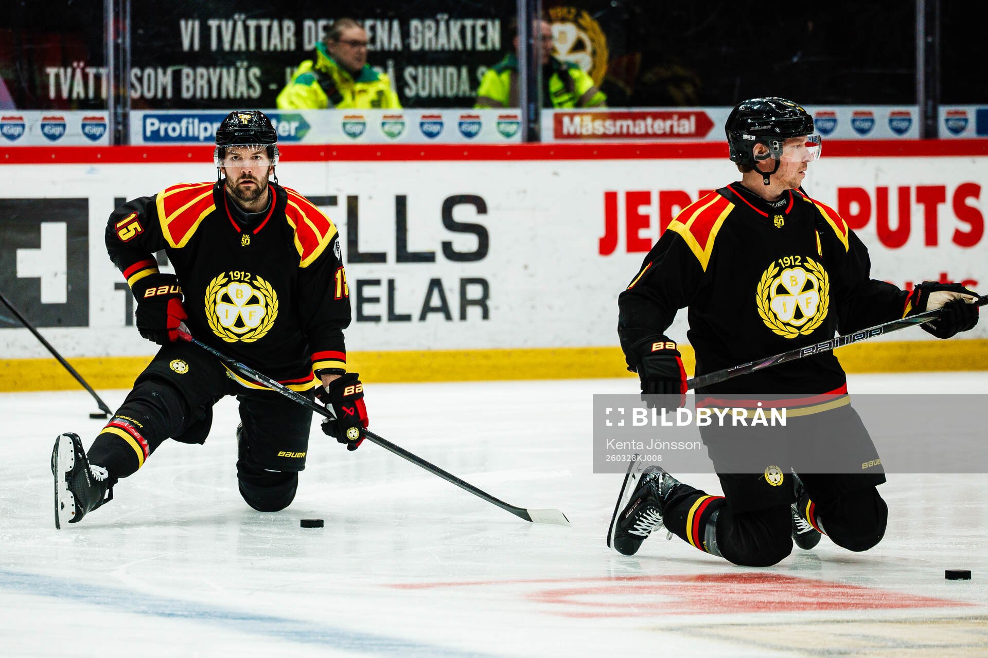 Brynäs Simon Bertilsson och Nicklas Bäckström