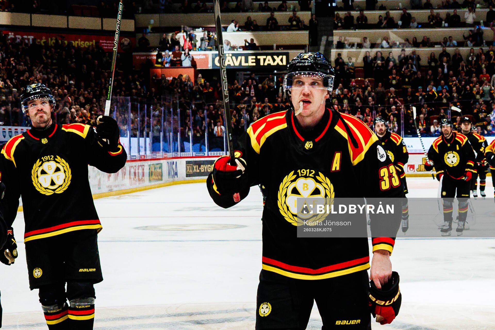 Brynäs Jakob Silfverberg jublar