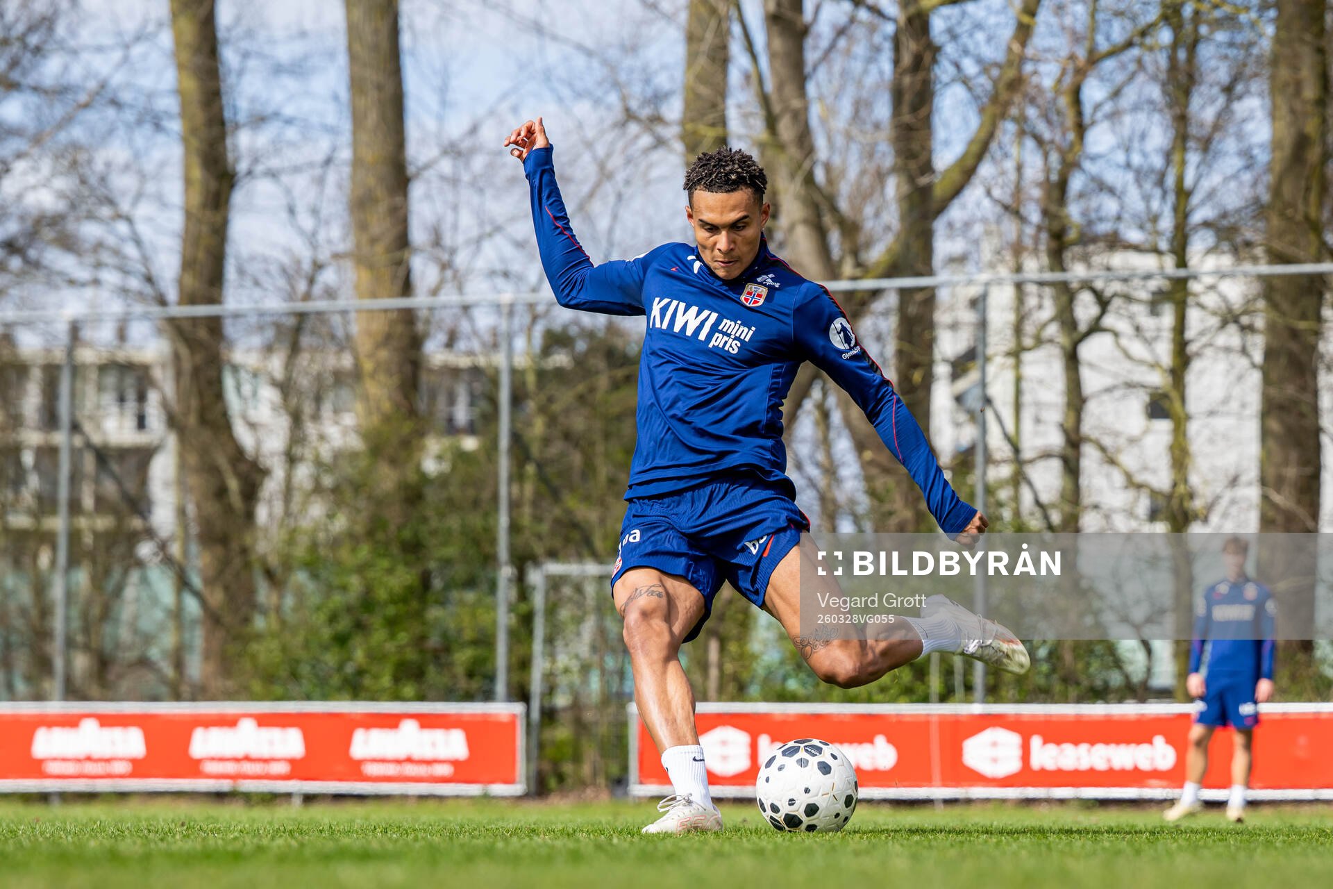 Antonio Nusa of the Norwegian national football team