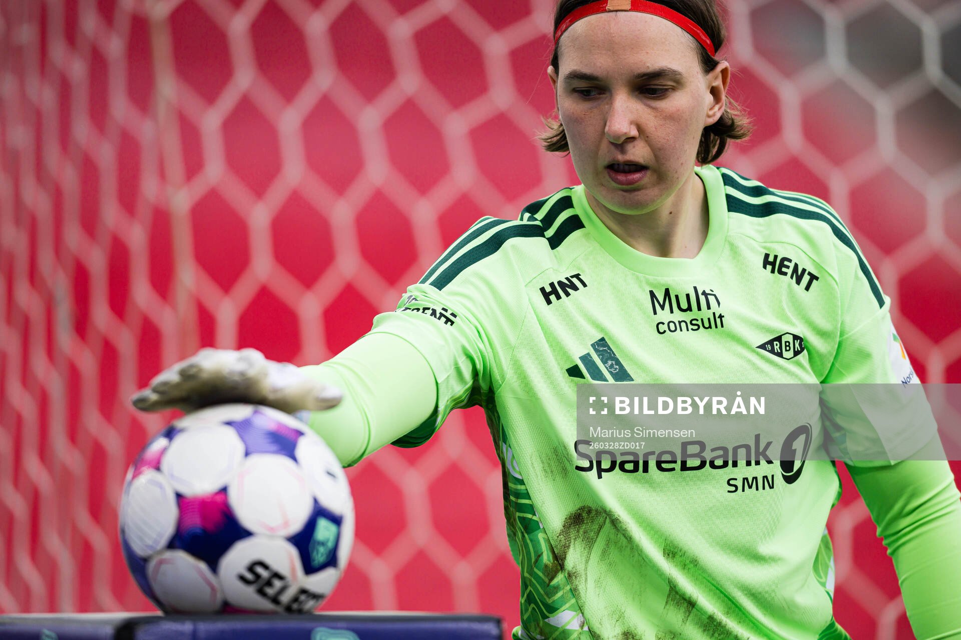 goalkeeper Lene Christensen of Rosenborg