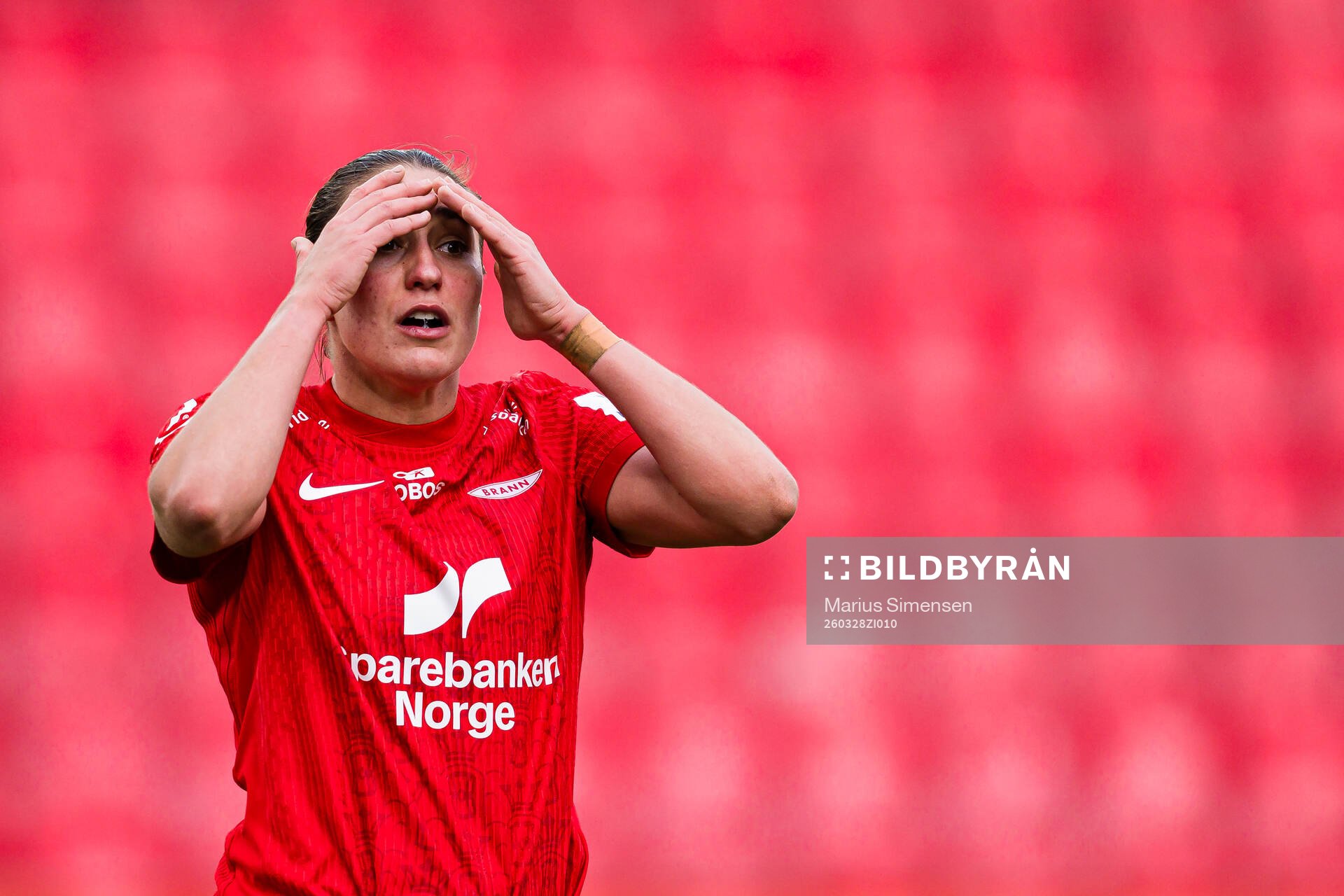 Brenna Marie Lovera of Brann looks dejected