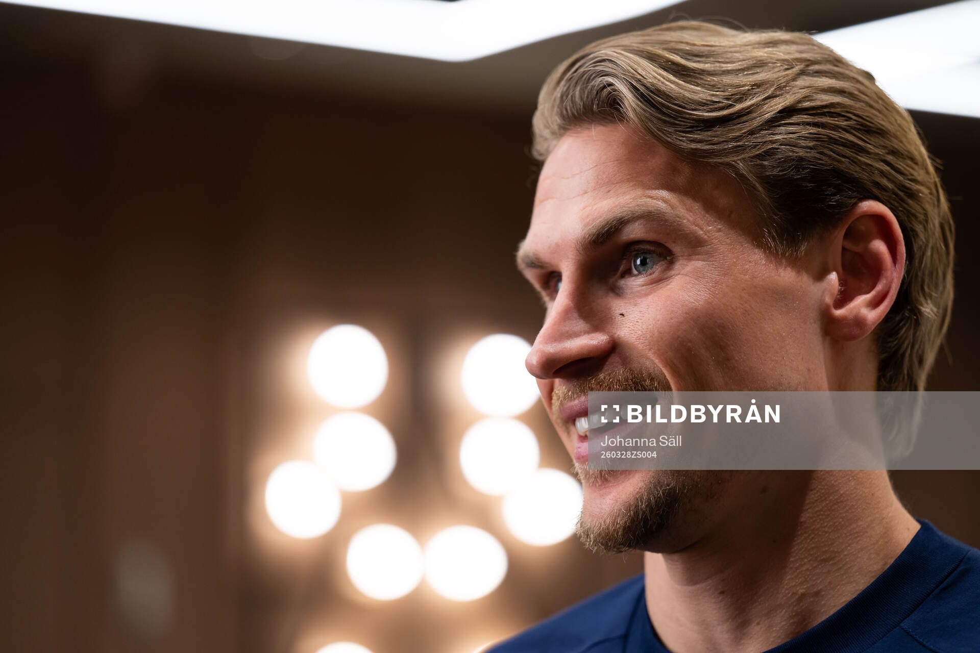 Carl Starfelt of the Swedish national football team