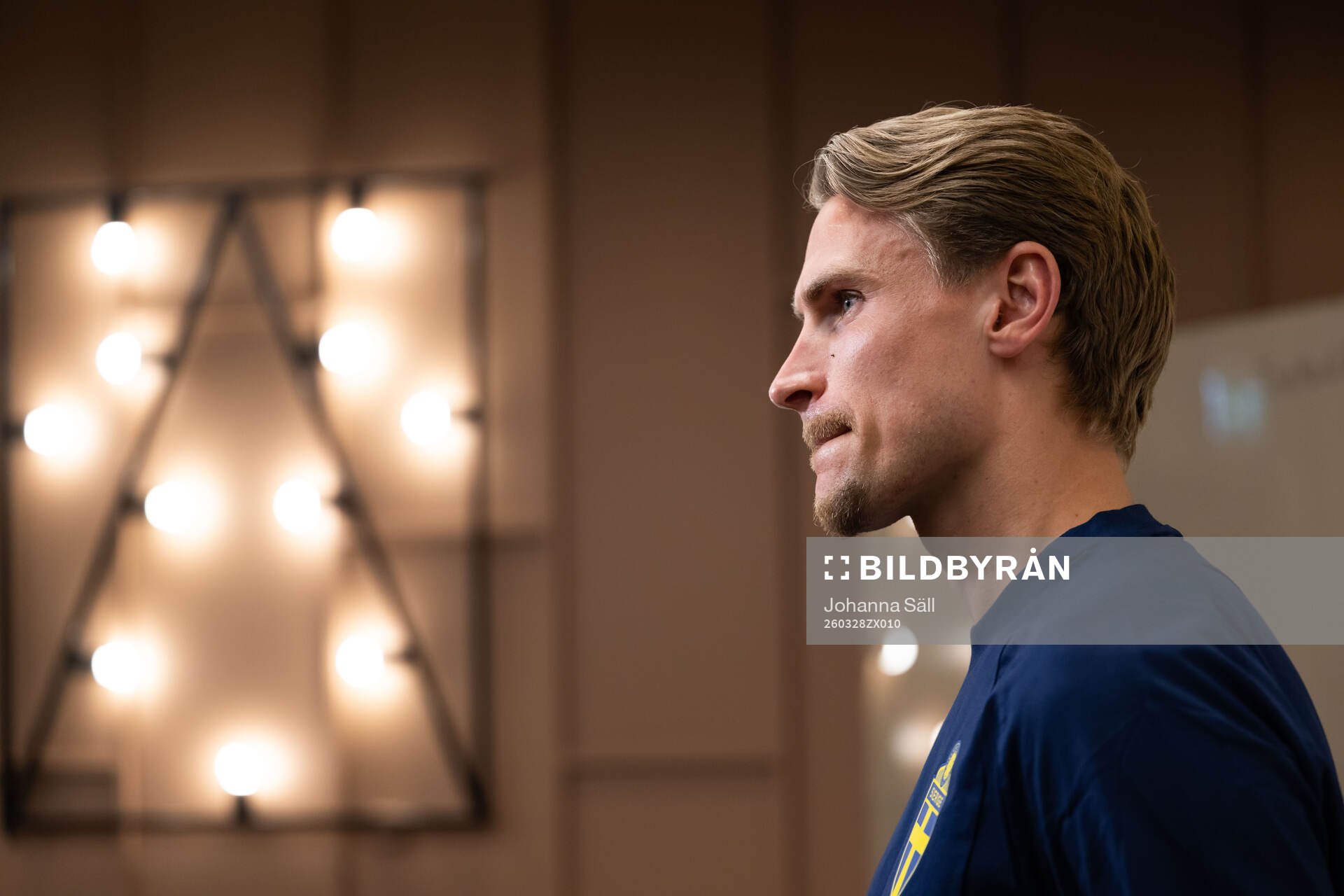 Carl Starfelt of the Swedish national football team