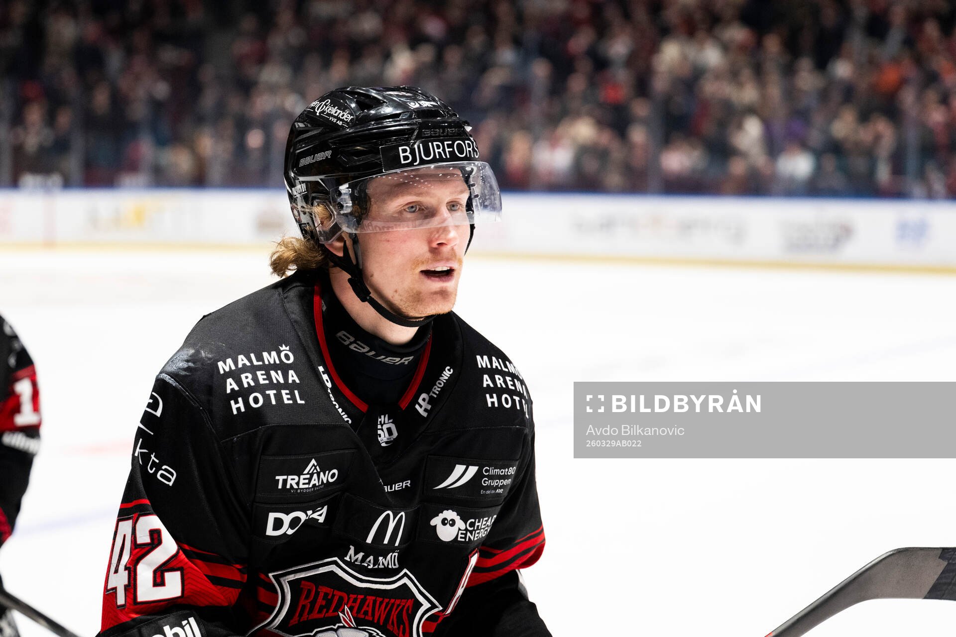 Malmö Redhawks Robin Salo jublar