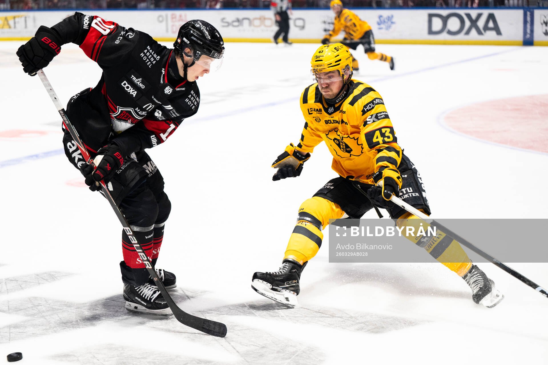 Malmö Redhawks William Von Barnekow och Skellefteås Max