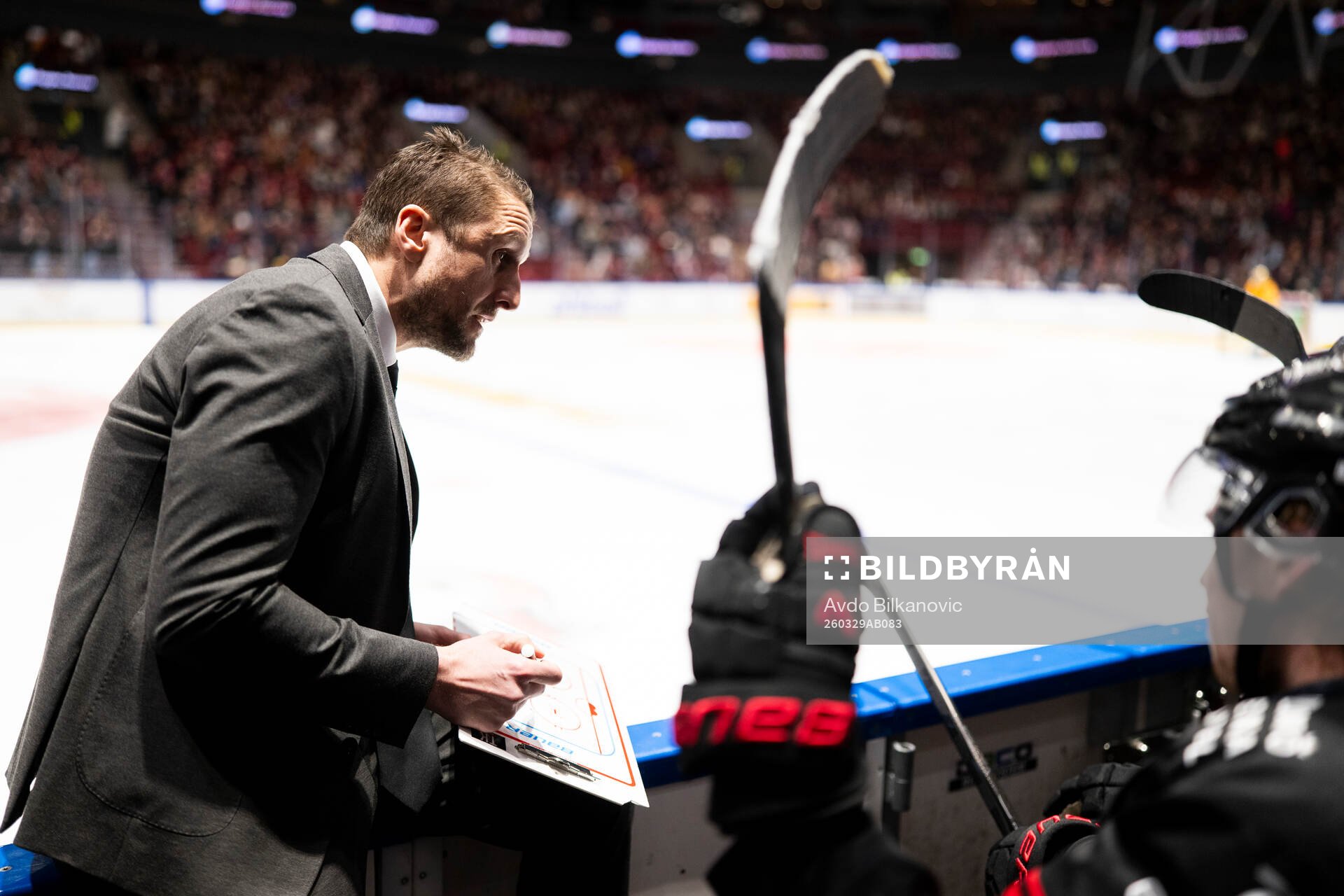 Malmö Redhawks huvudtränare Tomas Kollar