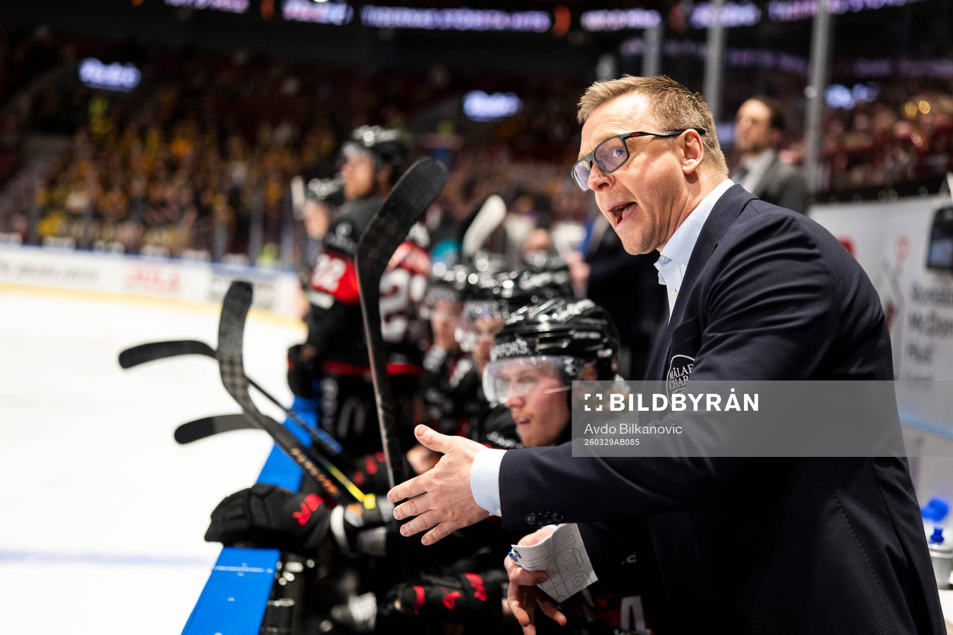 Malmö Redhawks assisterande tränare Bert Robertsson