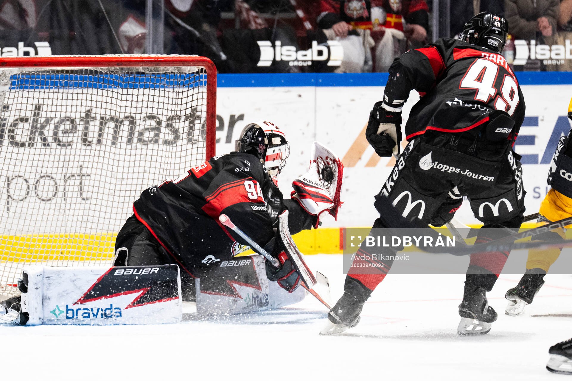 Malmö Redhawks målvakt Marek Langhamer