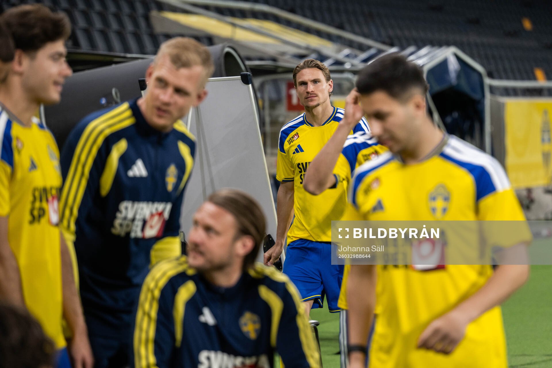 Carl Starfelt of the Swedish national football team