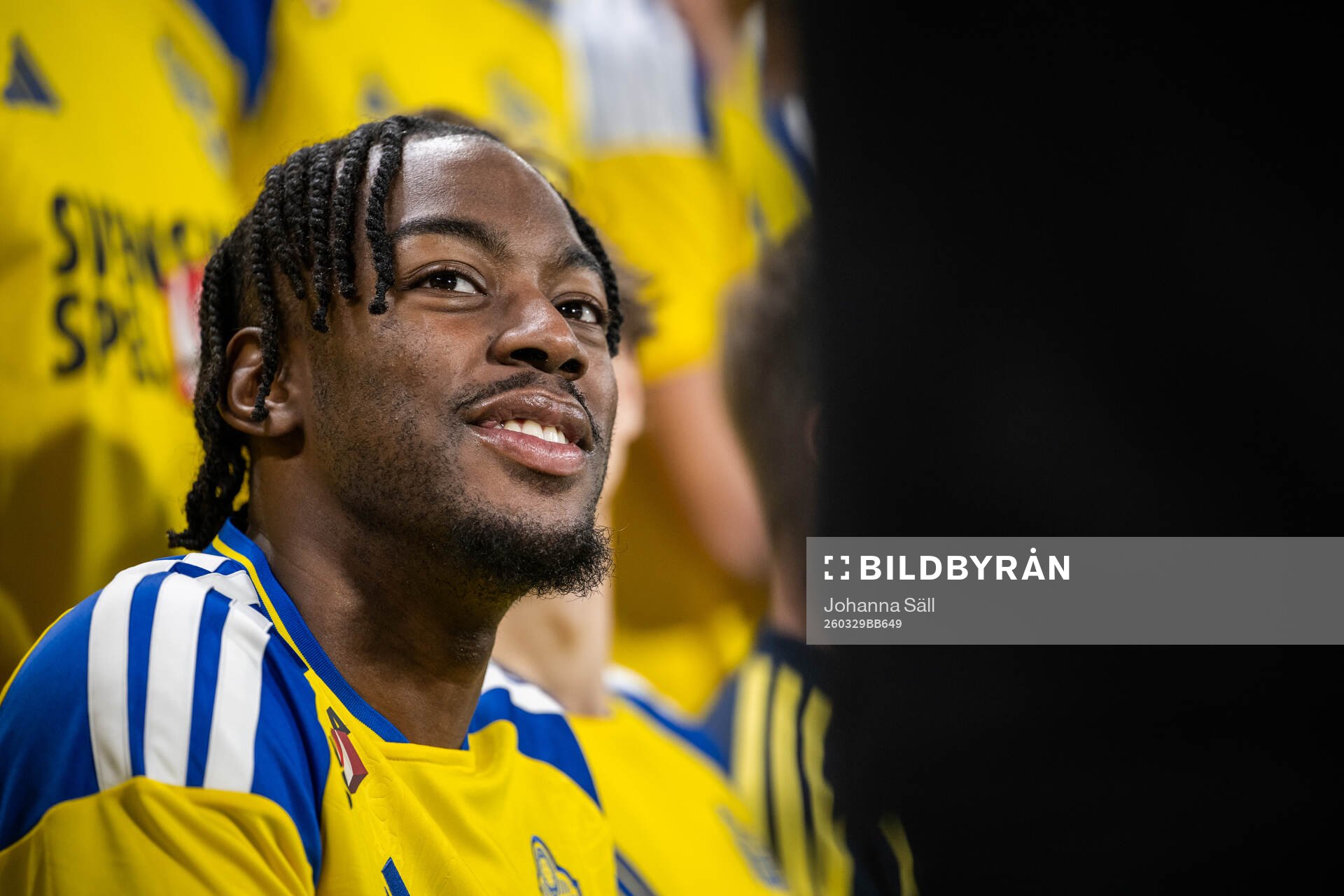 Anthony Elanga of the Swedish national football team