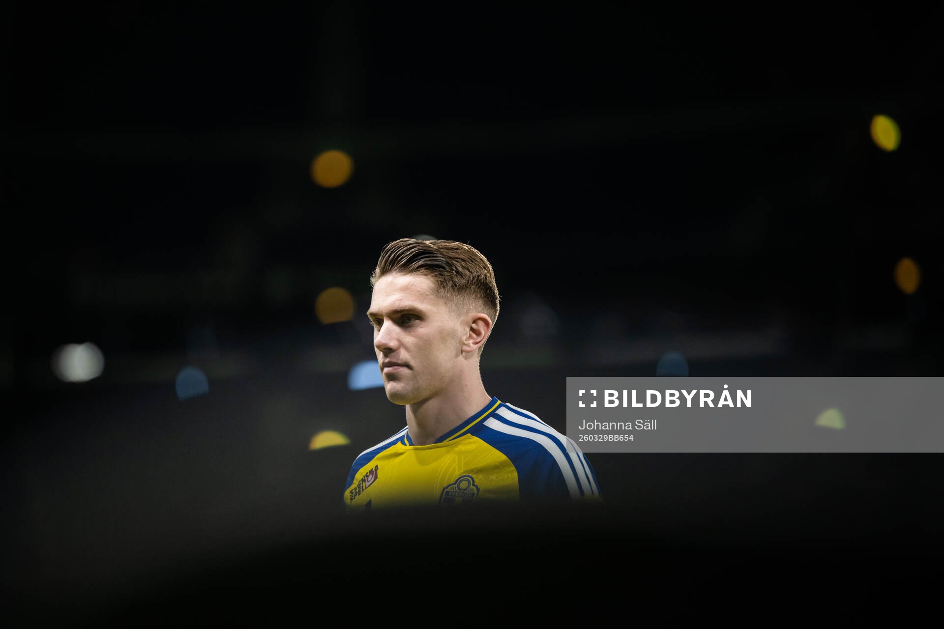 Viktor Gyökeres of the Swedish national football team