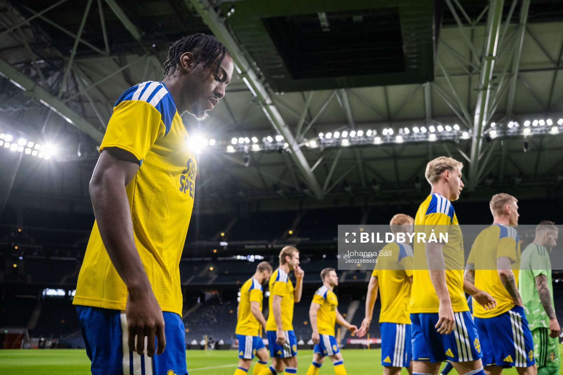 Anthony Elanga of the Swedish national football team