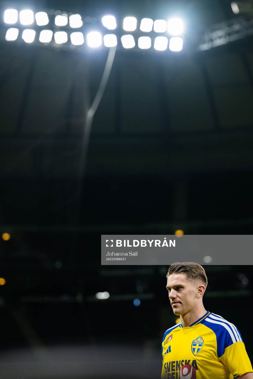 Viktor Gyökeres of the Swedish national football team