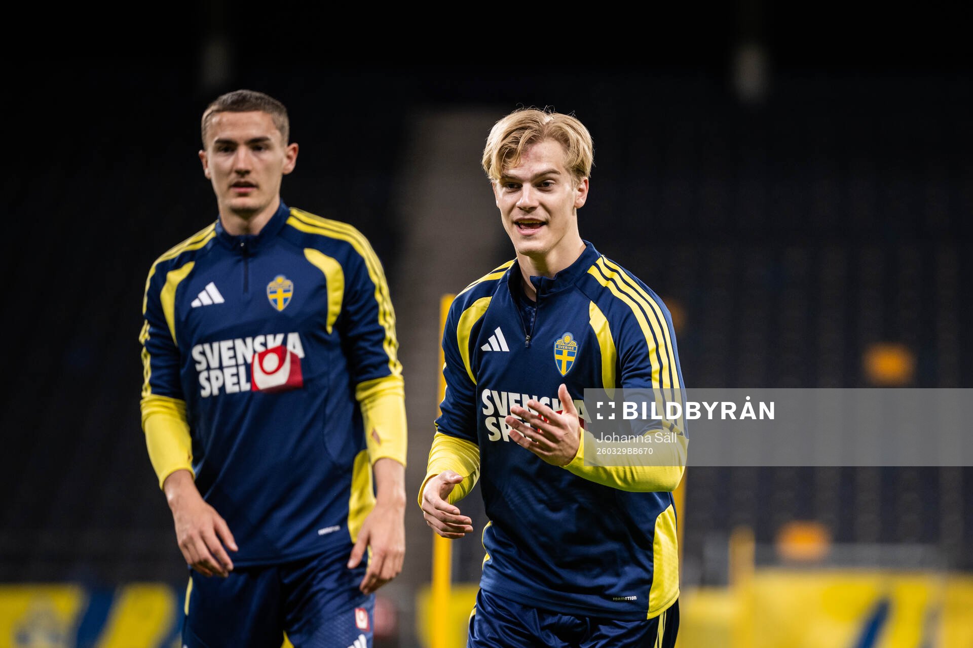 Gustaf Lagerbielke and Lucas Bergvall of the Swedish