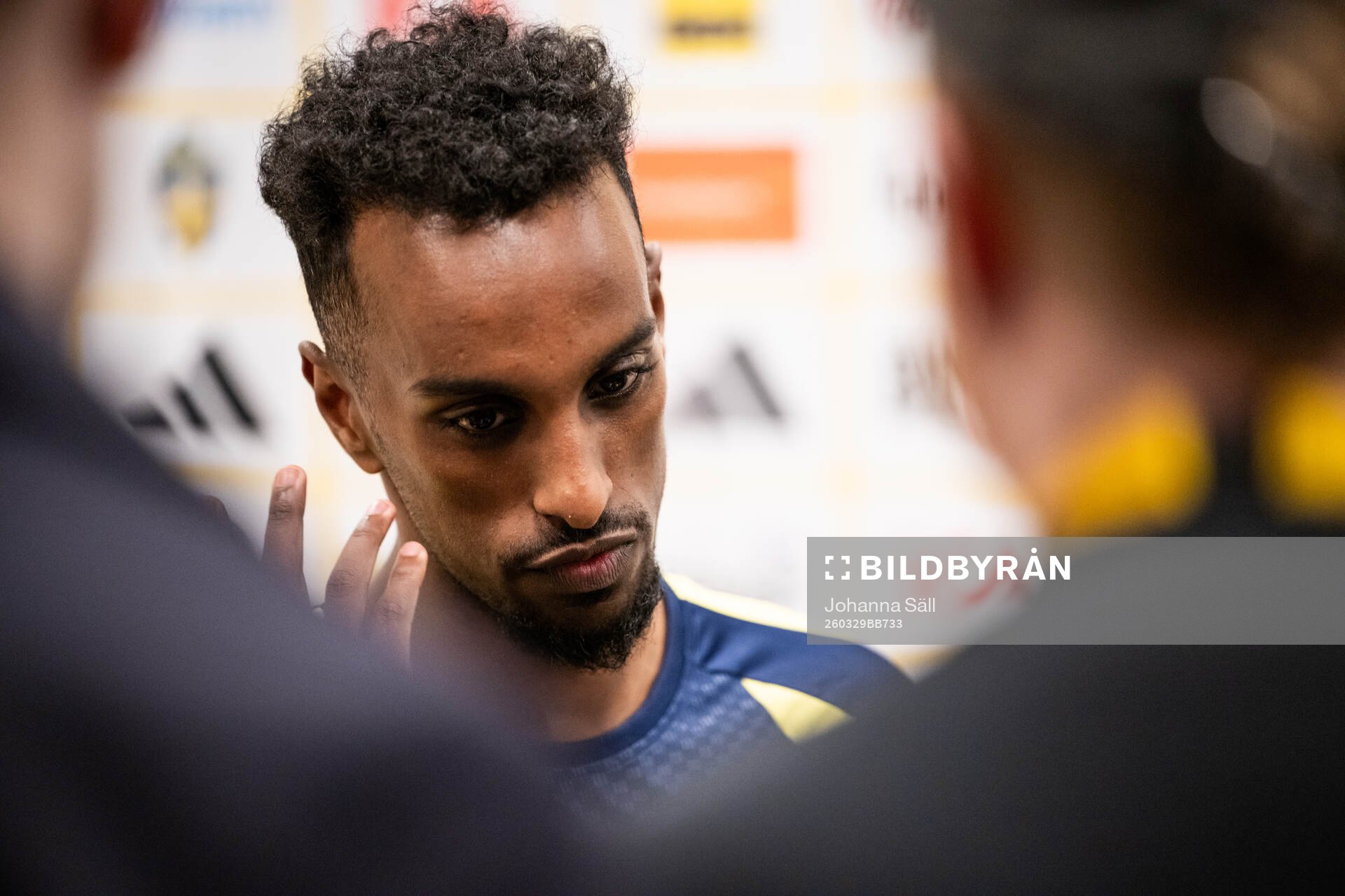 Taha Ali of the Swedish national football team
