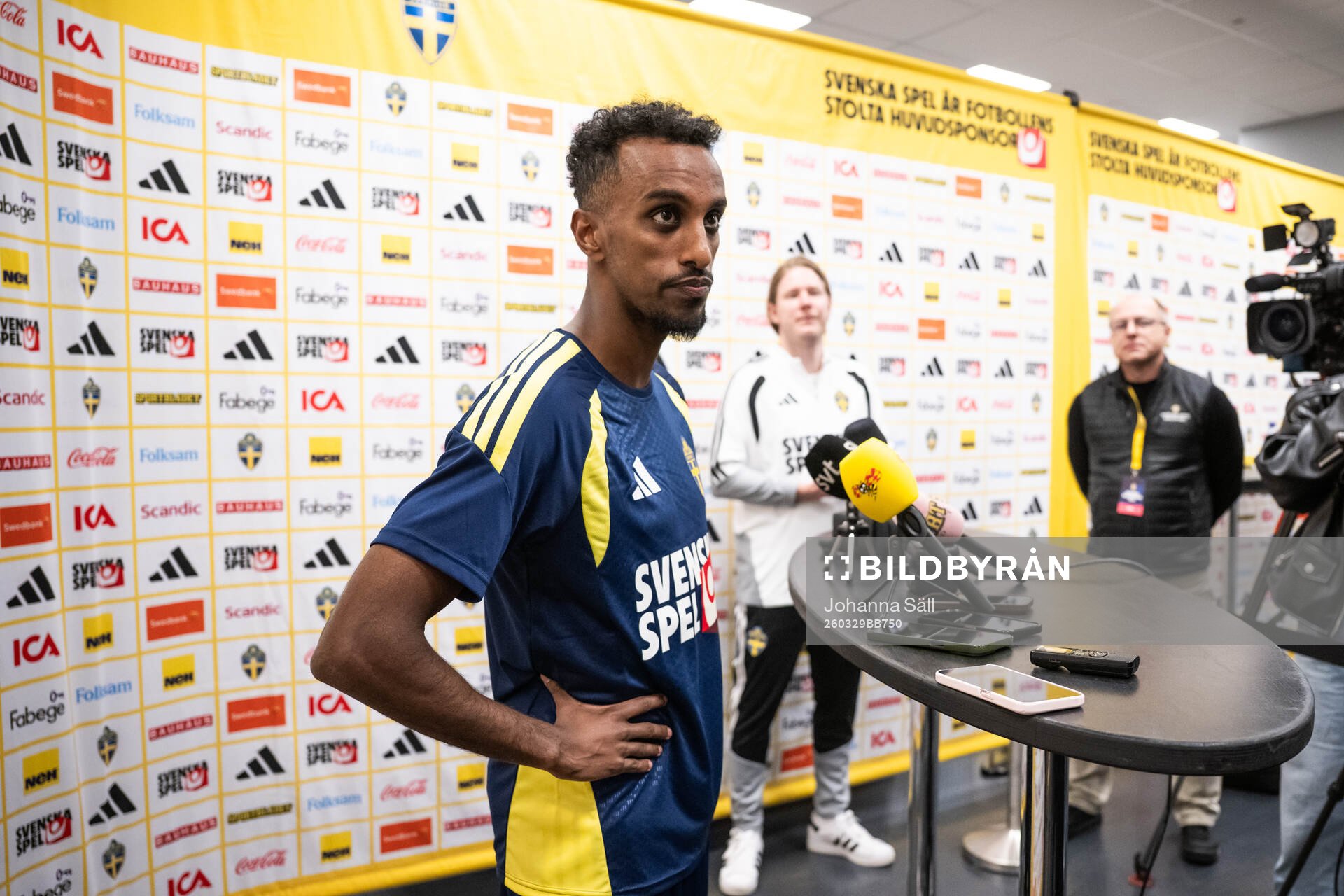 Taha Ali of the Swedish national football team