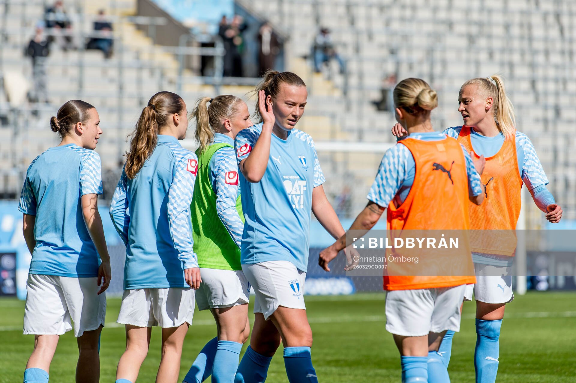 Malmö FFs Sara Kanutte Sørensen Fornes och spelare