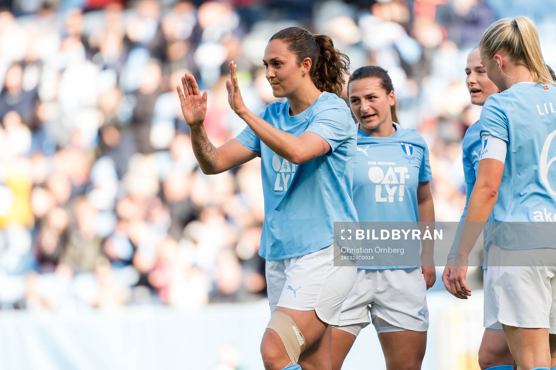 Malmö FFs Isabella D'Aquila jublar